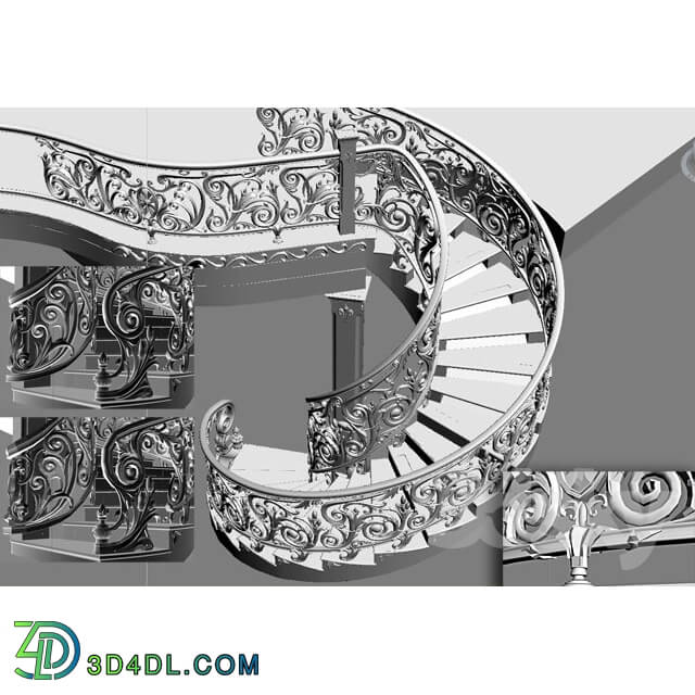 Staircase - spiral staircase