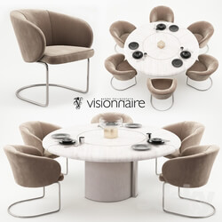 Table _ Chair - Carmen chairs and Opera table - Visionnaire Home Philosophy 