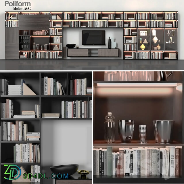 Wardrobe _ Display cabinets - Poliform_MOLTENI_C