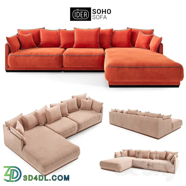 Sofa - The IDEA Modular Sofa SOHO _item 801-805-812_