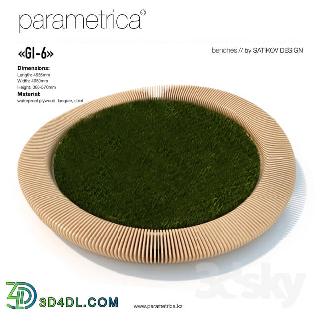 Other architectural elements - The parametric bench _Parametrica Bench GI-6_
