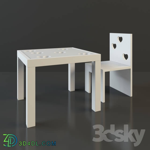Table _ Chair - cyrus company Sedia con sagomine
