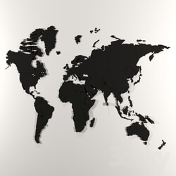 Other decorative objects - World map 