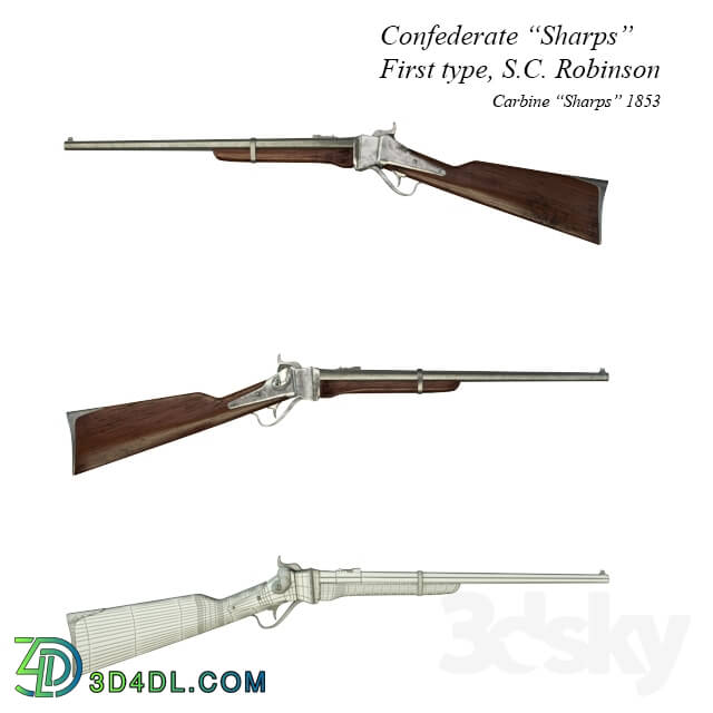 Weaponry - Carbine _quot_Sharps_quot_ 1859