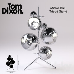 Floor lamp - Mirror Ball Tripod Stand 