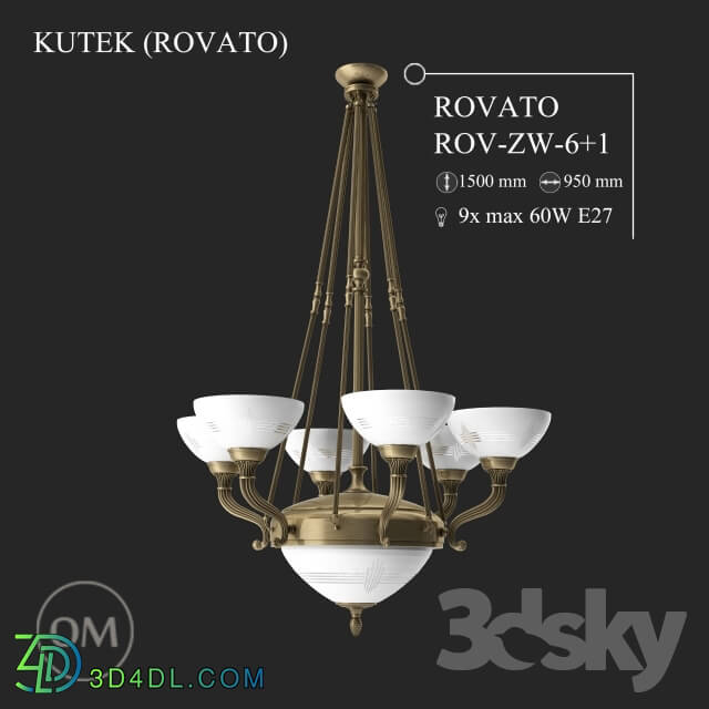 Ceiling light - KUTEK _ROVATO_ ROV-ZW-6 _ 1