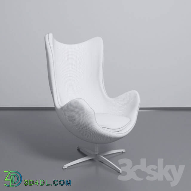 Arm chair - EGG CHAIR DESIGNED BY ARNE JACOBSEN