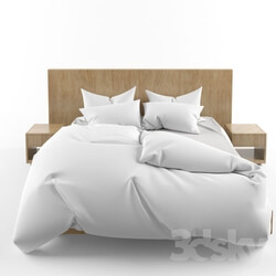 Bed - Modern White Bed 