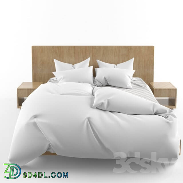 Bed - Modern White Bed