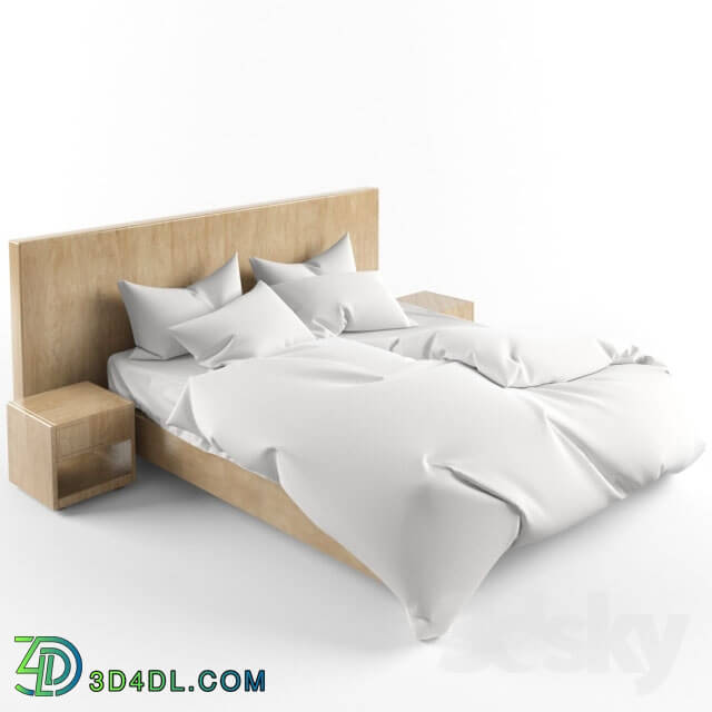 Bed - Modern White Bed