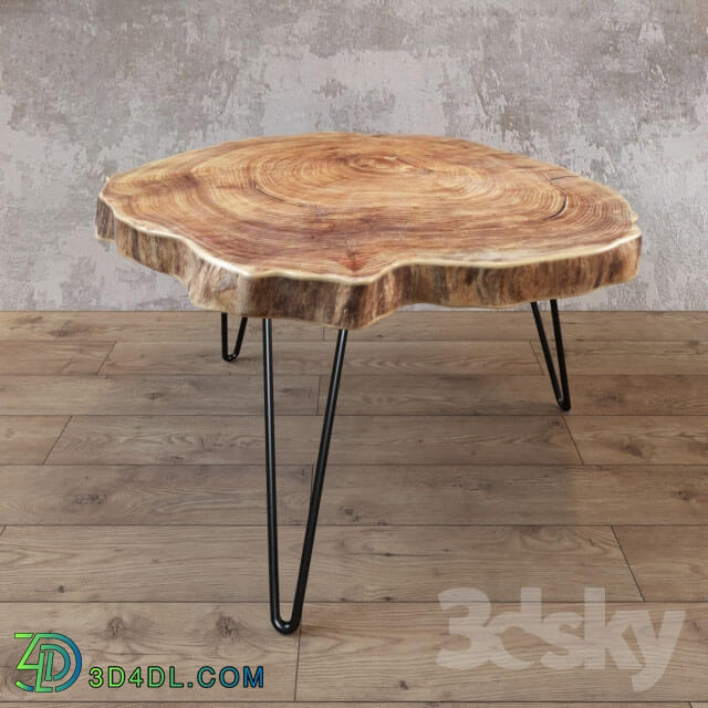 Table - Slab wood coffe table