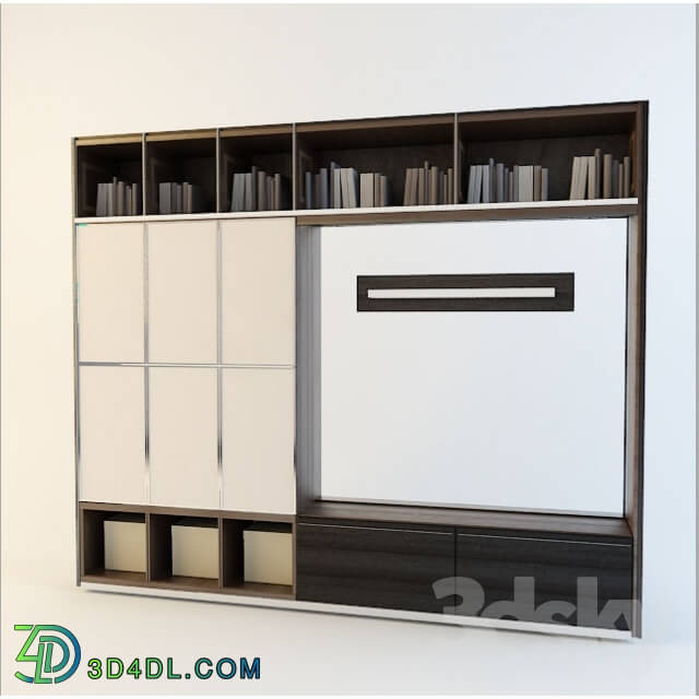 Wardrobe _ Display cabinets - Wall vstraevaema_ in niche