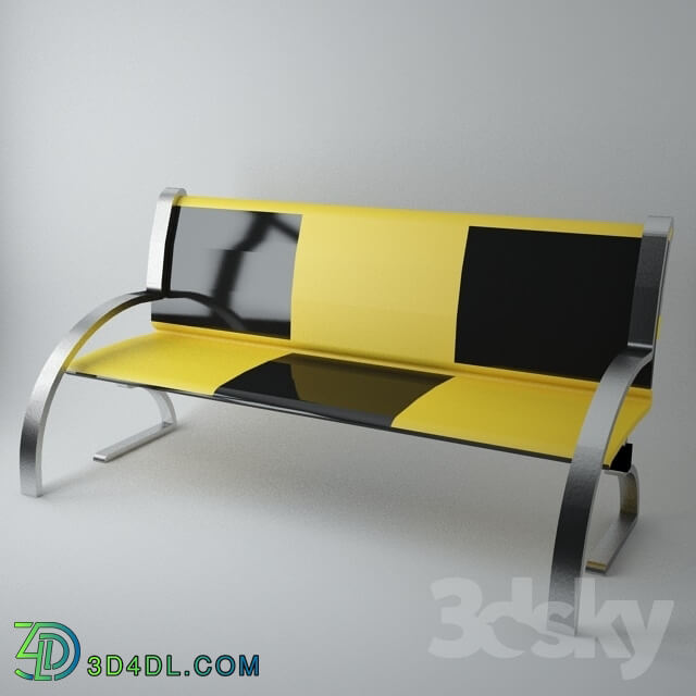Other architectural elements - bus terminal seating