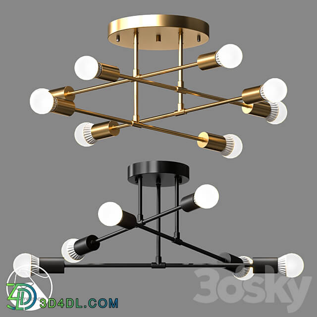 LampsShop.ru PL3074 Chandelier Pamir Pendant light 3D Models 3DSKY