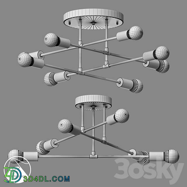 LampsShop.ru PL3074 Chandelier Pamir Pendant light 3D Models 3DSKY