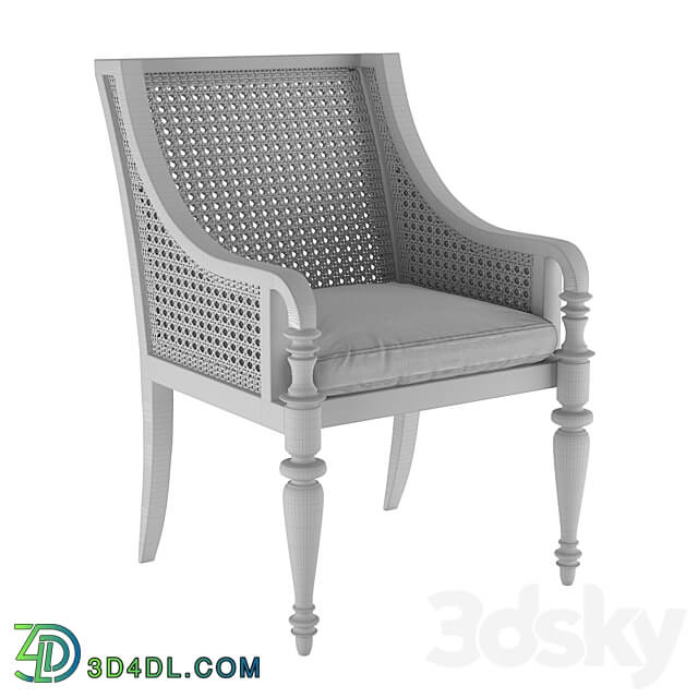 Albero Koloniale dinner armchair OM 3D Models 3DSKY