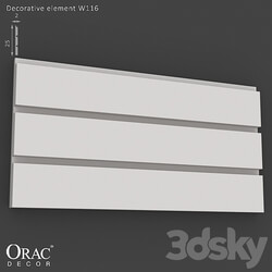 OM Decorative element Orac Decor W116 Decorative plaster 3D Models 3DSKY 