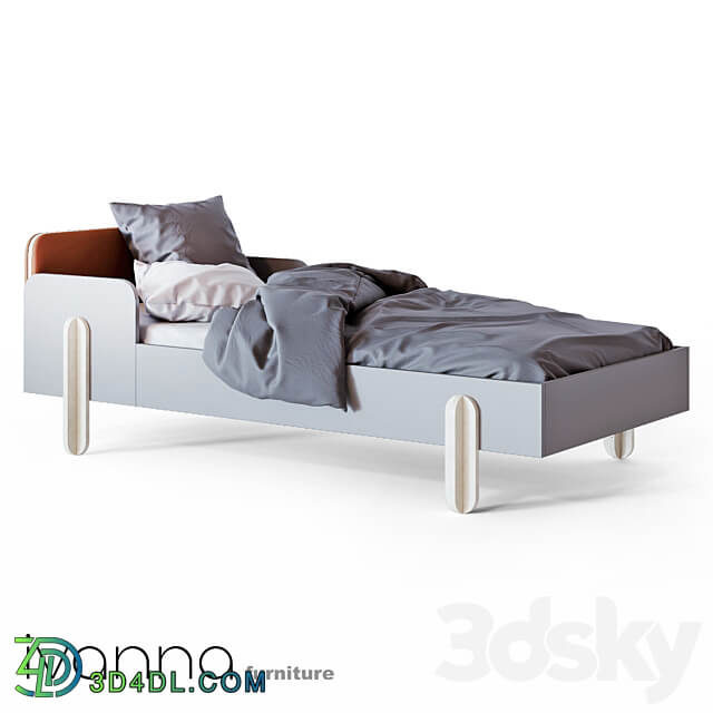 Bed ICE CREAM B2 by Ivanna OM 3D Models 3DSKY
