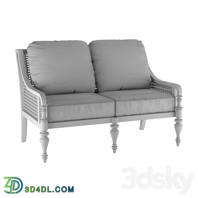Albero Koloniale loveseat sofa OM 3D Models 3DSKY