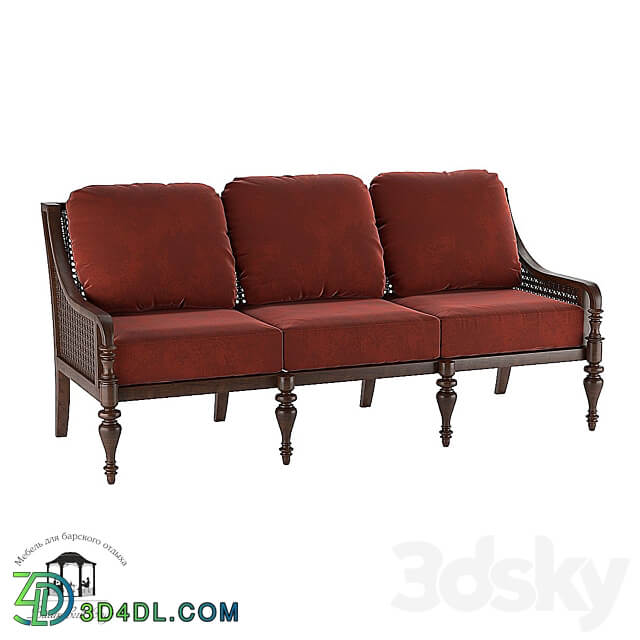 Albero Koloniale three seater sofa OM 3D Models 3DSKY