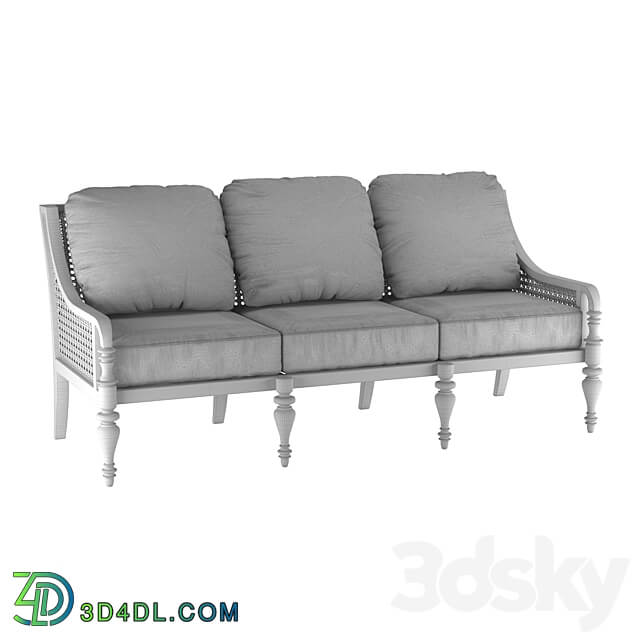 Albero Koloniale three seater sofa OM 3D Models 3DSKY