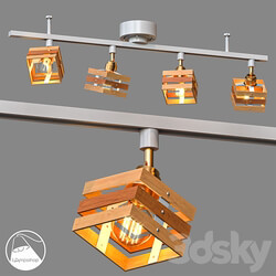 LampsShop.ru PL3070 Chandelier Eco Style Ceiling lamp 3D Models 3DSKY 