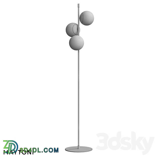 Floor lamp floor lamp MOD048FL 03G OM 3D Models 3DSKY