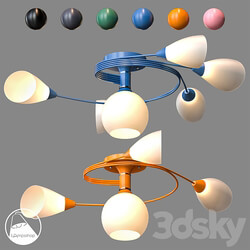 LampsShop.ru PL3045 Chandelier Space Color Ceiling lamp 3D Models 3DSKY 