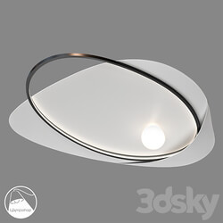 LampsShop.ru PL3094 Chandelier Frosted Shell Ceiling lamp 3D Models 3DSKY 