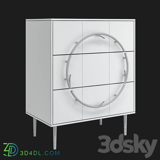 Chest of drawers Art Style Sideboard Chest of drawer 3D Models 3DSKY