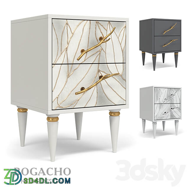 bedside table Art Classic Sideboard Chest of drawer 3D Models 3DSKY