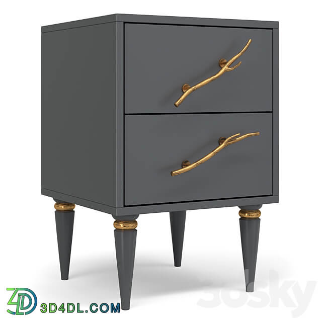 bedside table Art Classic Sideboard Chest of drawer 3D Models 3DSKY