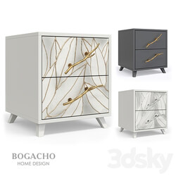Curbstone Art Scandi with 2 drawers Sideboard Chest of drawer 3D Models 3DSKY 