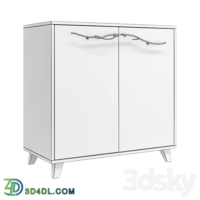 Chest of drawers Art with hinged doors Sideboard Chest of drawer 3D Models 3DSKY