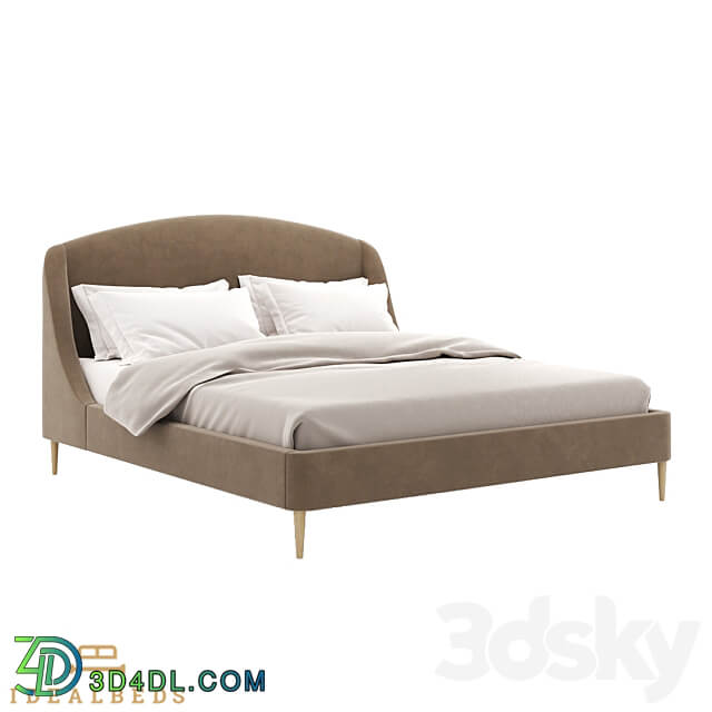 OM Lafayette Charcoal Bed 3D Models 3DSKY