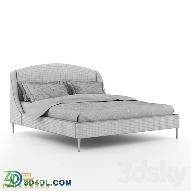OM Lafayette Charcoal Bed 3D Models 3DSKY