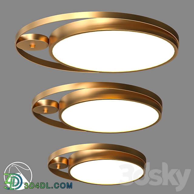 LampsShop.com PL3017 Chandelier Elegant Ring Ceiling lamp 3D Models 3DSKY