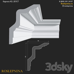 Cornice KG 201ET from RosLepnina 3D Models 3DSKY 