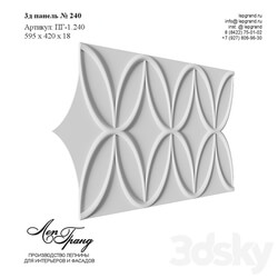 3D panel 240 lepgrand.ru 3D Models 