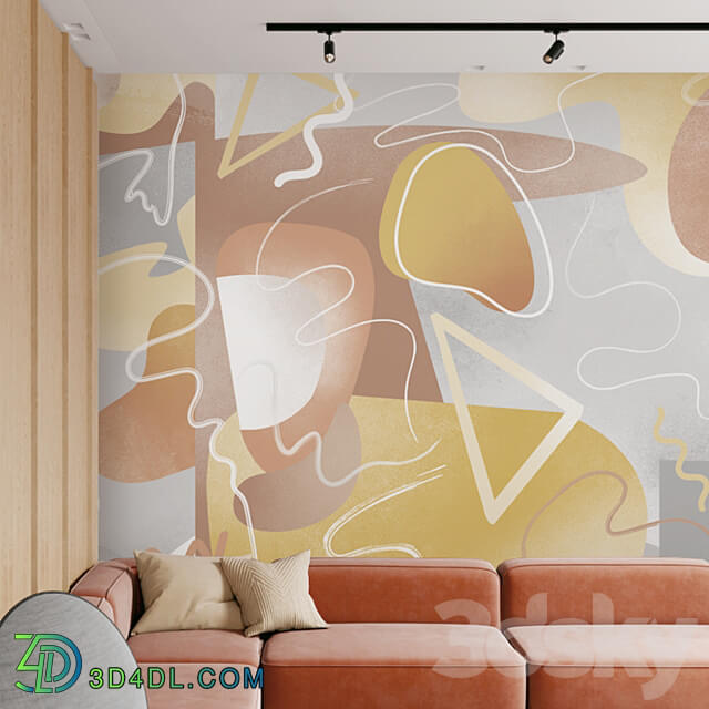 Creativille Wallpapers 2905 Corbusier Abstraction 3D Models 3DSKY