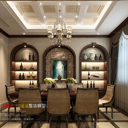 3D66 2016 American Style Dining Room 903 E001 