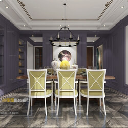 3D66 2016 American Style Dining Room 909 E007 