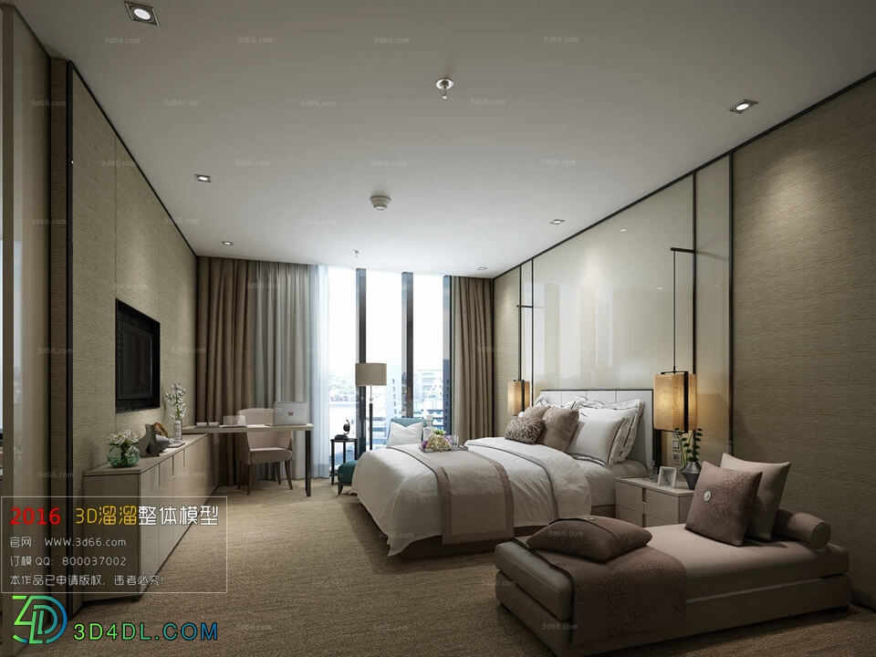 3D66 2016 Bedroom Hotel 1789 A005