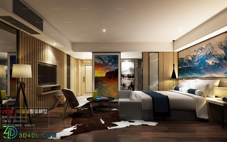 3D66 2016 Bedroom Hotel 1792 A008