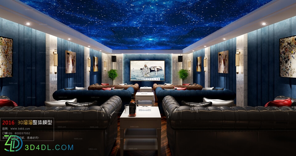 3D66 2016 Cinema Room 1253 A001