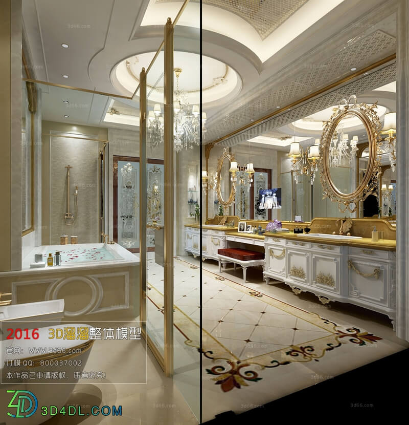 3D66 2016 European Style Bathroom 1182 D004