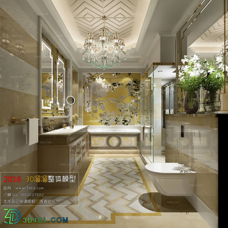 3D66 2016 European Style Bathroom 1183 D005