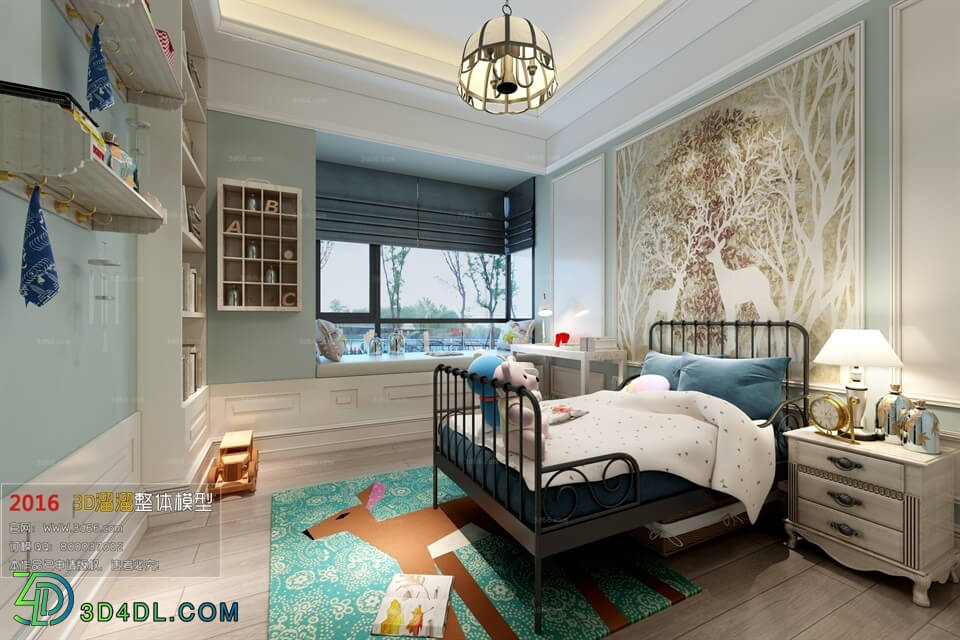 3D66 2016 European Style Bedroom 1073 D013