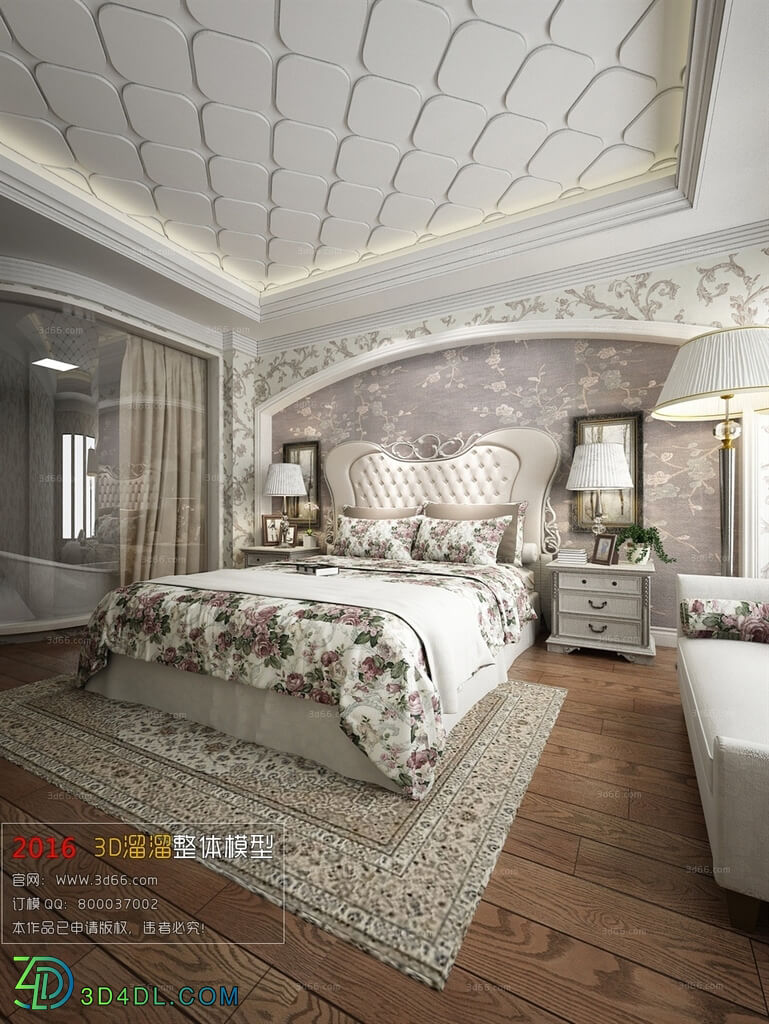 3D66 2016 European Style Bedroom 1079 D019