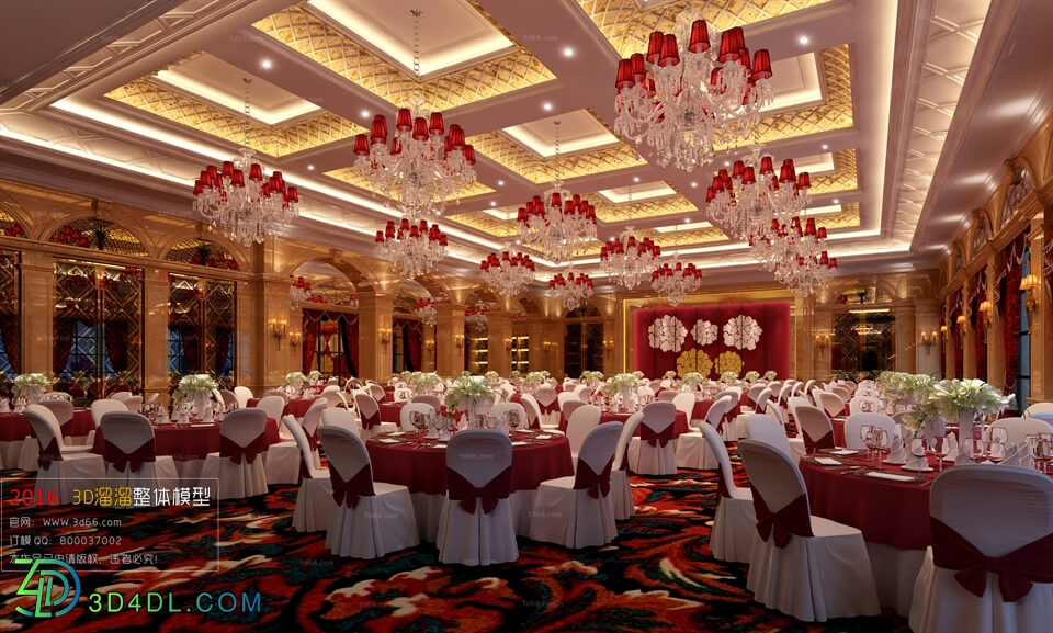 3D66 2016 European Style Restaurant 1427 D004